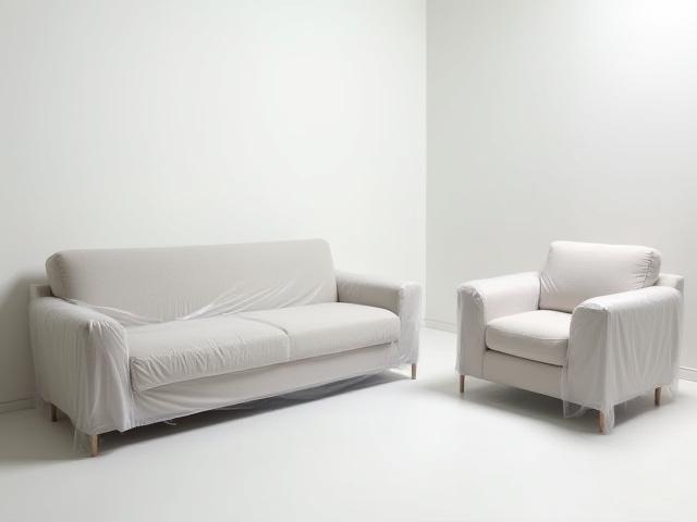Apsauginiai apvalkalai sofai ir foteliui.